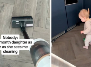 Najbolja pomoćnica: Mama snimila šta radi njena ćerkica svaki put kad usisava, video nasmejao milione