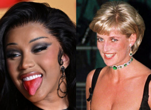 Reperka umislila da je princeza: Kardi Bi iskopirala stil legendarne Dajane, svi su gledali u ovaj detalj