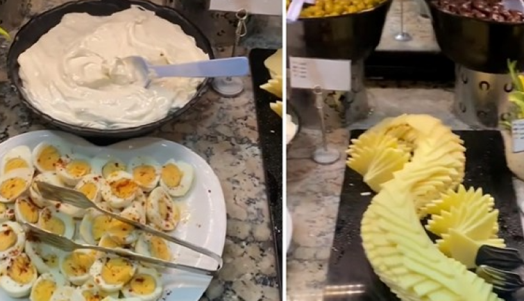 "Daš 3.000 evra i dobiješ ovu grozotu za doručak?!" Požalila se na hranu u turskom luksuznom hotelu, a njen snimak izazvao haos na mrežama