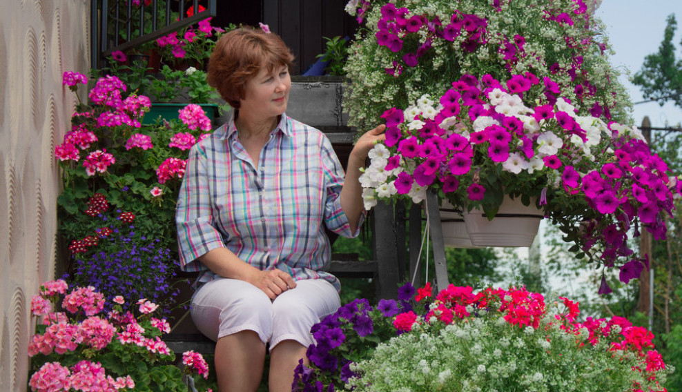 Tvrdi da joj cveće buja kao ludo: Teta Jela sipa malo ove tečnosti u zemlju i zato ima najlepšu terasu u komšiluku!