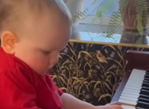 Još nosi pelene, a svira klavir kao veliki! Beba zadivila ljude širom sveta nadrealnim talentom