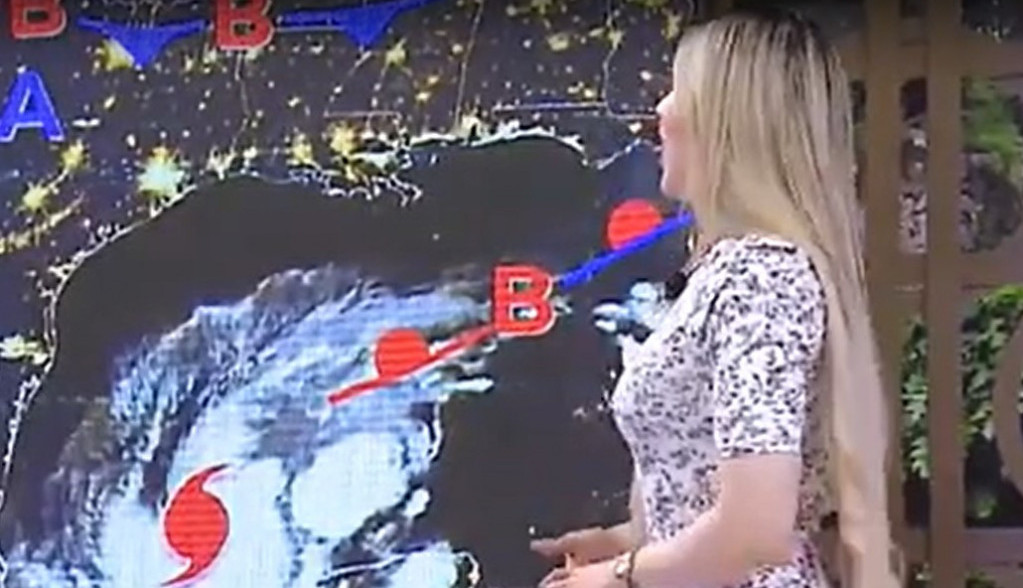 „Sad može i oluja da me odnese“: Voditeljka izveštavala o uraganu u oskudnoj odeći, muškarci odlepili, ona postala hit na internetu!