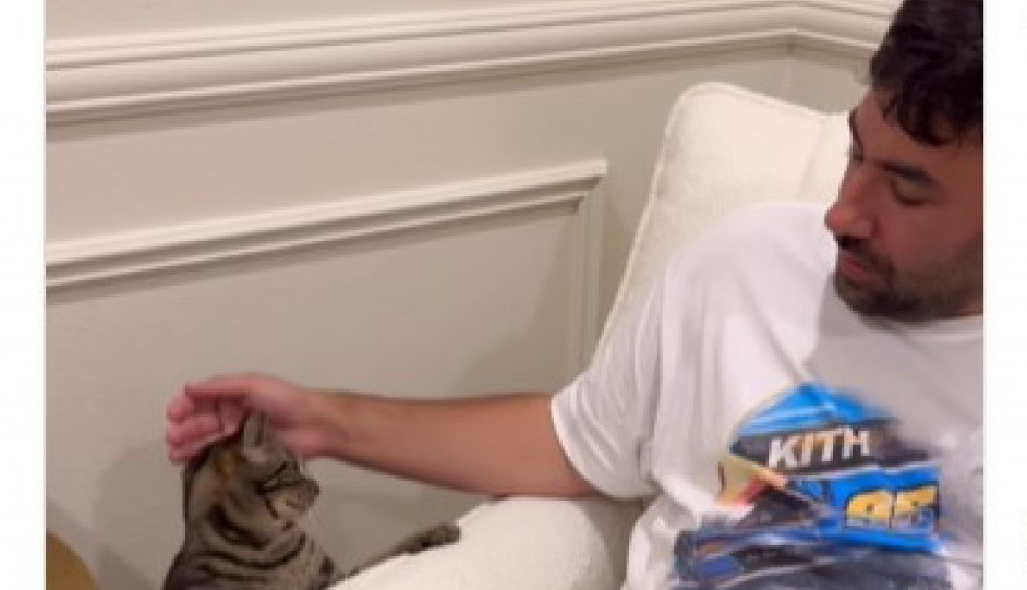 Tata je bebi čitao priču, a onda je došla mačka: Prekinula je porodičnu idilu, reakcija deteta nasmejala 3 miliona ljudi!