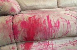 Sin mi je trosed išarao crvenim karminom: Mislila sam da nema pomoći, ali uz sredstvo do 180 dinara kauč je kao nov