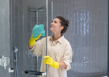 Moja tuš kabina sija kao ogledalo! Kamenac bukvalno istopim mešavinom od 2 sastojka