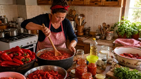 Zbog ovoga je bolji od ajvara: Recept za pravi starinski pinđur, uživaćete u jedinstvenom ukusu zimnice