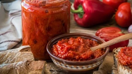 Opšta pomama po Srbiji - svi traže cepkani ajvar! Nema mlevenja, sočan i gust, a komadi paprike mesnati!