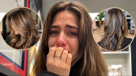 Frizerka je unakazila! Katarina je želela klasičnu, stepenastu frizuru, čak je i sliku pokazala, a ispalo je jezivo, kao da je šišala satarom!